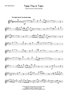 page one of Take The 'A' Train (Lead Sheet / Fake Book)