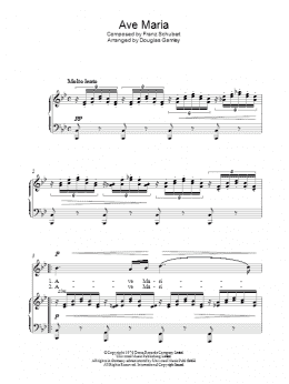 page one of Ave Maria (Easy Piano)