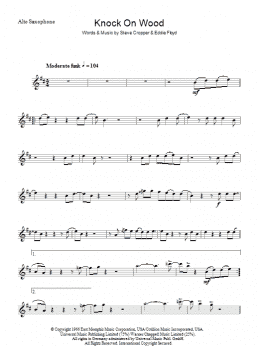 page one of Knock On Wood (Lead Sheet / Fake Book)