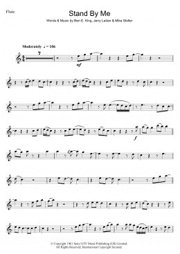 page one of Stand By Me (Flute Solo)