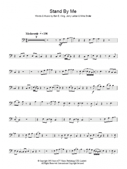 page one of Stand By Me (Piano, Vocal & Guitar Chords)