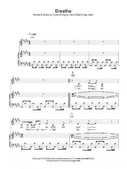 page one of Breathe (Piano, Vocal & Guitar Chords)