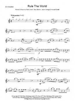 page one of Rule The World (Lead Sheet / Fake Book)