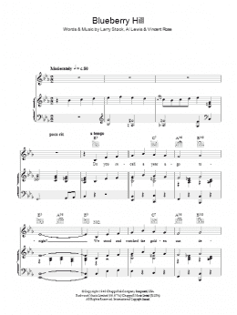 page one of Blueberry Hill (Piano, Vocal & Guitar Chords)