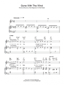 page one of Gone With The Wind (Piano, Vocal & Guitar Chords)