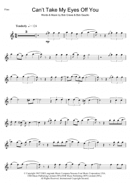 page one of Can't Take My Eyes Off Of You (Flute Solo)