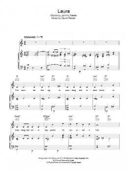 page one of Laura (Piano, Vocal & Guitar Chords)