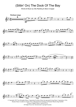 page one of (Sittin' On) The Dock Of The Bay (Flute Solo)