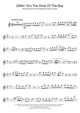 page one of (Sittin' On) The Dock Of The Bay (Tenor Sax Solo)