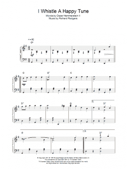 page one of I Whistle A Happy Tune (Piano Solo)