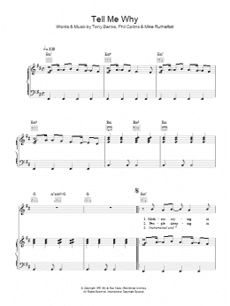 page one of Tell Me Why (Piano, Vocal & Guitar Chords)