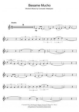 page one of Besame Mucho (Kiss Me Much) (Trumpet Solo)