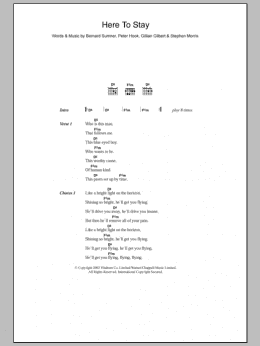 page one of Here To Stay (Guitar Chords/Lyrics)