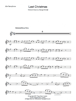 page one of Last Christmas (Lead Sheet / Fake Book)