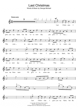 page one of Last Christmas (Violin Solo)