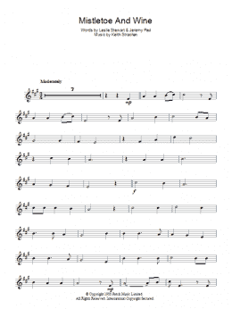 page one of Mistletoe And Wine (Lead Sheet / Fake Book)