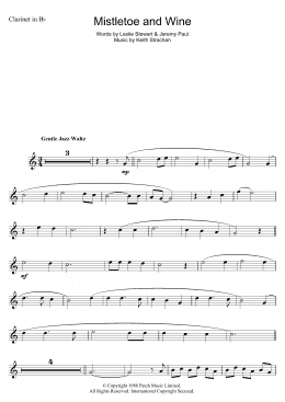 page one of Mistletoe And Wine (Clarinet Solo)