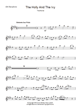 page one of The Holly And The Ivy (Lead Sheet / Fake Book)