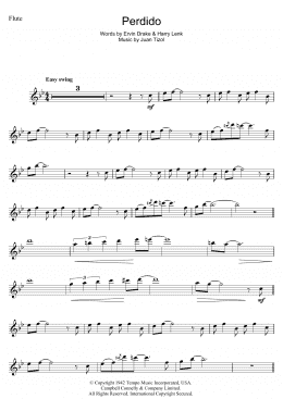 page one of Perdido (Flute Solo)