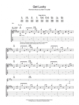 page one of Get Lucky (Guitar Tab)