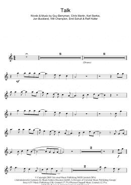 page one of Talk (Flute Solo)