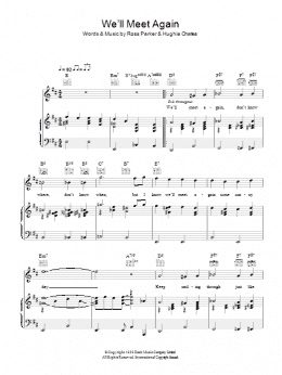 page one of We'll Meet Again (Piano, Vocal & Guitar Chords (Right-Hand Melody))