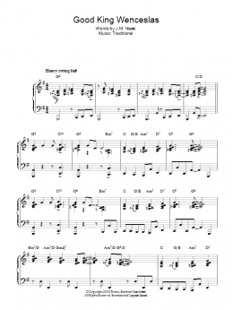 page one of Good King Wenceslas (Piano Solo)