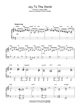 page one of Joy To The World (Piano Solo)