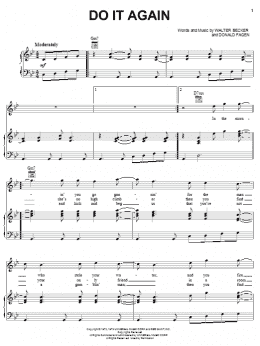 page one of Do It Again (Piano, Vocal & Guitar Chords (Right-Hand Melody))