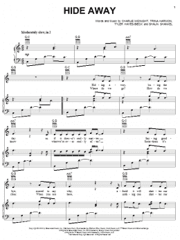 page one of Hide Away (Piano, Vocal & Guitar Chords (Right-Hand Melody))