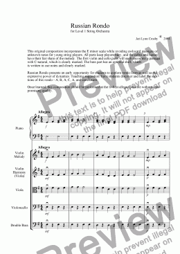 page one of Russian Rondo