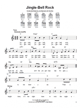 page one of Jingle-Bell Rock (Easy Guitar)