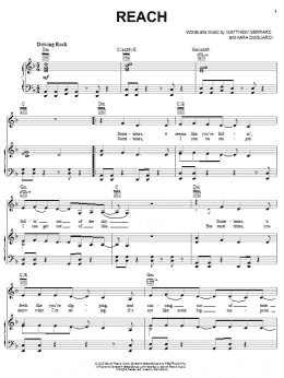 page one of Reach (Piano, Vocal & Guitar Chords (Right-Hand Melody))