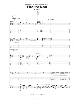 page one of Find The Meat (Guitar Tab)