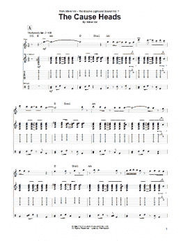 page one of The Cause Heads (Guitar Tab)