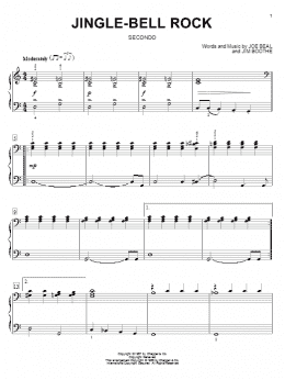 page one of Jingle-Bell Rock (Piano Duet)