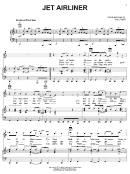 page one of Jet Airliner (Piano, Vocal & Guitar Chords (Right-Hand Melody))