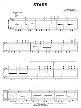 page one of Stars (Piano, Vocal & Guitar Chords (Right-Hand Melody))