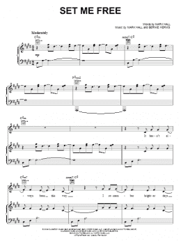 page one of Set Me Free (Piano, Vocal & Guitar Chords (Right-Hand Melody))