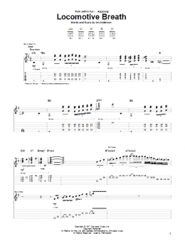 page one of Locomotive Breath (Guitar Tab)