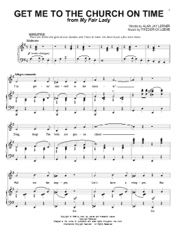 page one of Get Me To The Church On Time (Piano & Vocal)