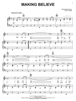 page one of Making Believe (Piano, Vocal & Guitar Chords (Right-Hand Melody))