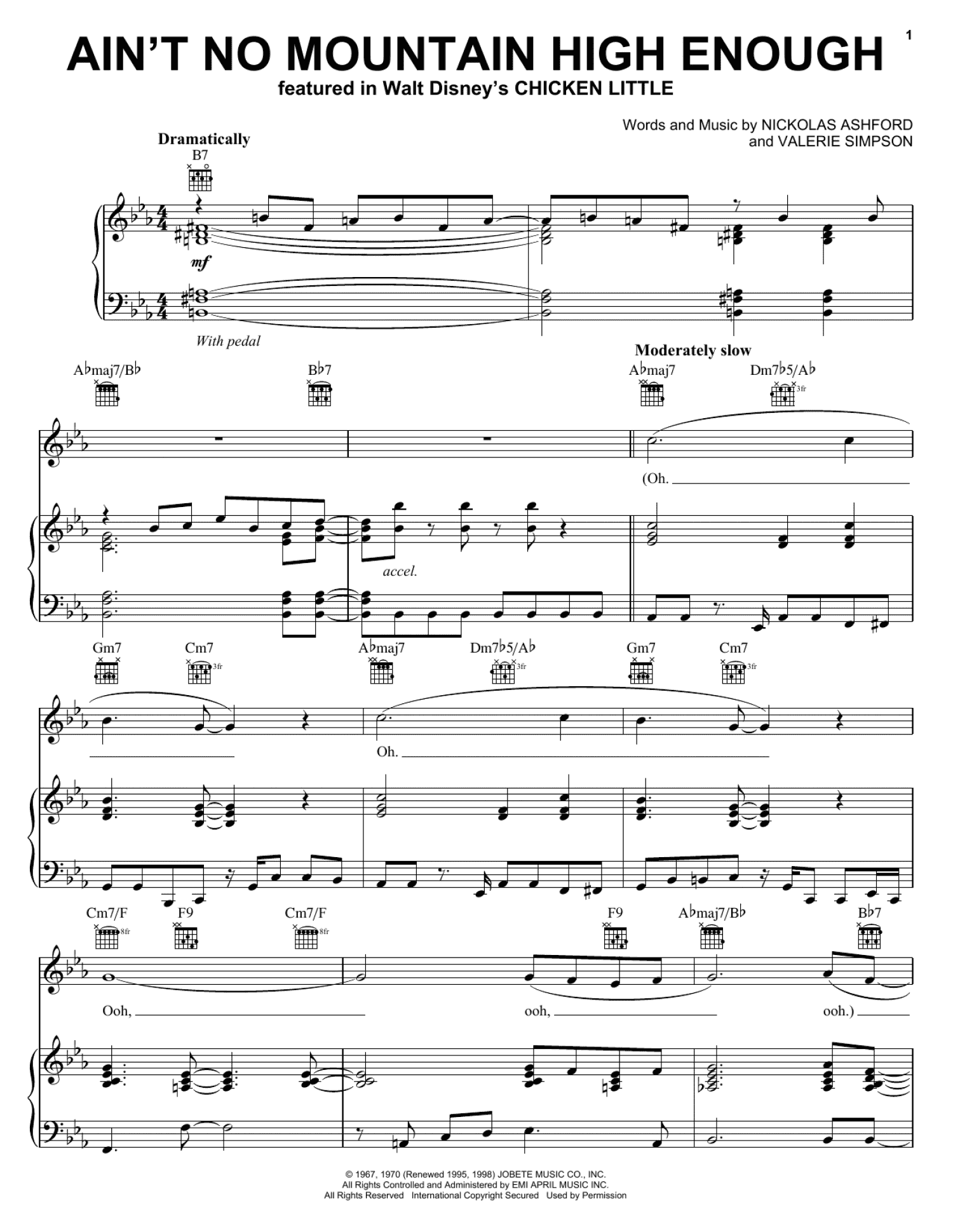 Aint no mountain high. Ain't no Mountain High enough. High enough Ноты для фортепиано. Ain't no Mountain High enough текст. Never enough Ноты для вокала.