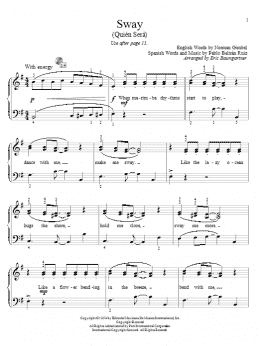 page one of Sway (Quien Sera) (Educational Piano)