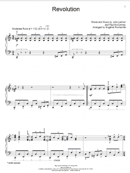 page one of Revolution (Educational Piano)