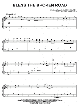 page one of Bless The Broken Road (Piano Solo)