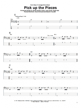 page one of Pick Up The Pieces (Bass Guitar Tab)