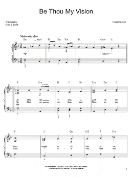 page one of Be Thou My Vision (Easy Piano)