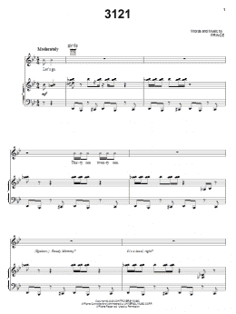 page one of 3121 (Piano, Vocal & Guitar Chords (Right-Hand Melody))