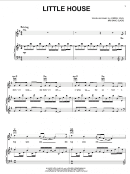 page one of Little House (Piano, Vocal & Guitar Chords (Right-Hand Melody))